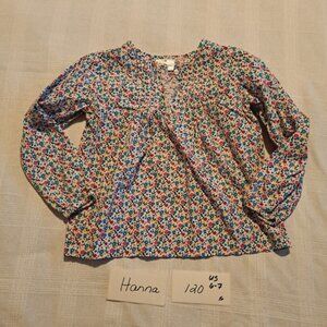 Hannah Kids Floral Top - Multicolor